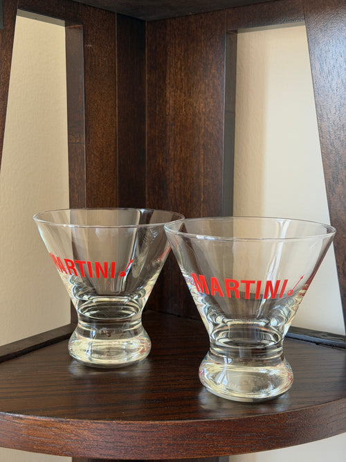 90s Martini Glasses