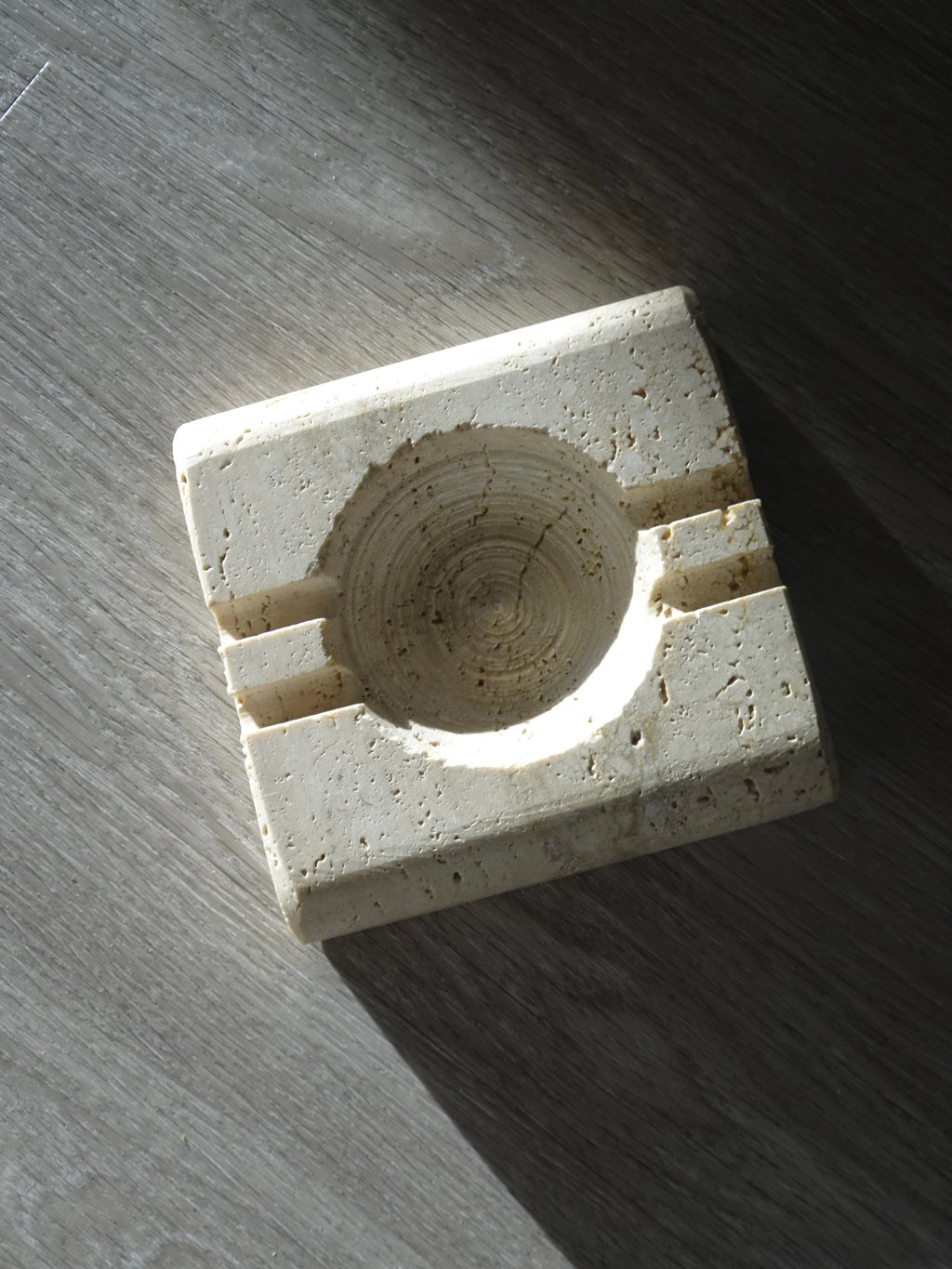 Travertine Catchall Bowl
