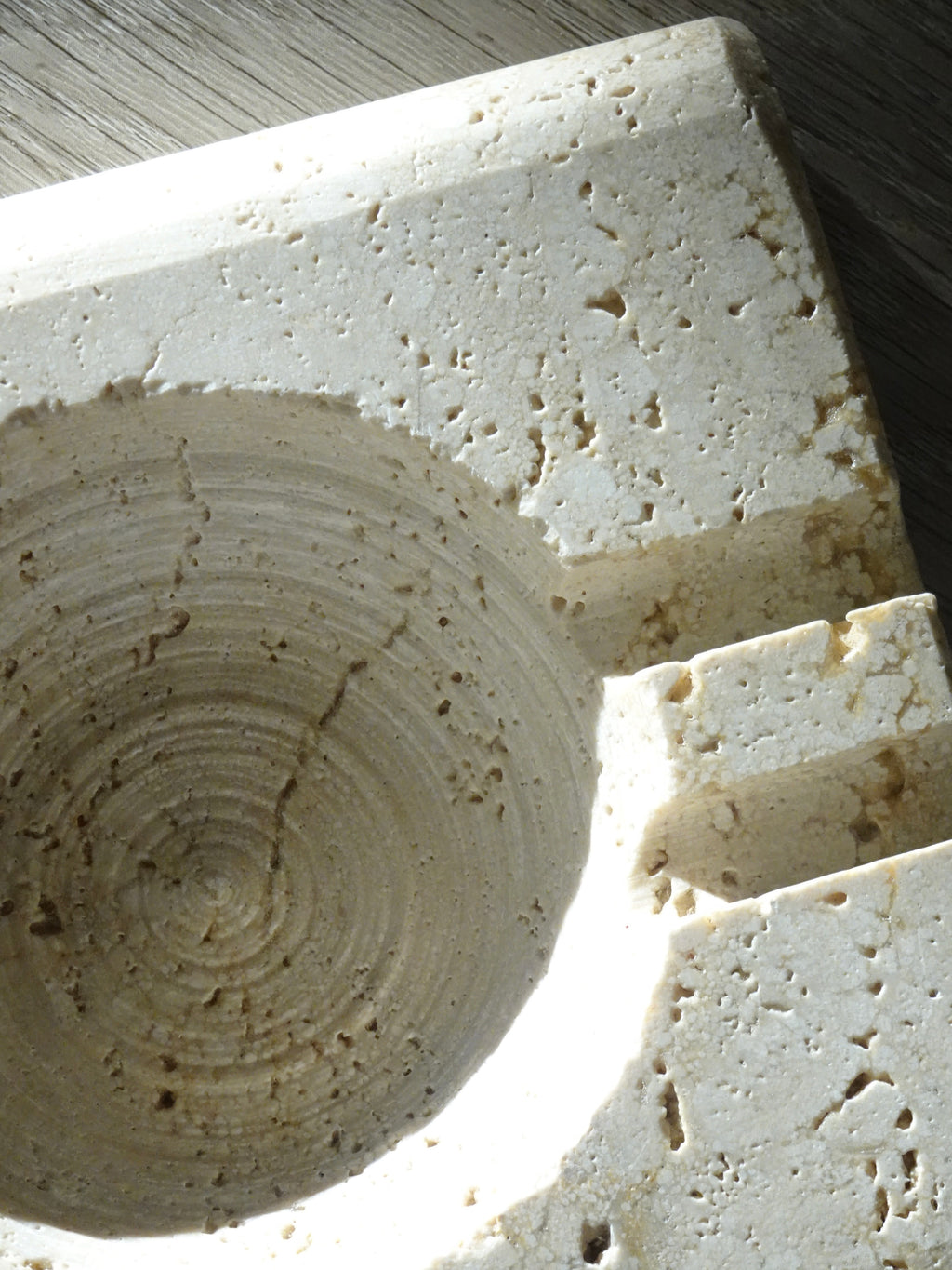 Travertine Catchall Bowl