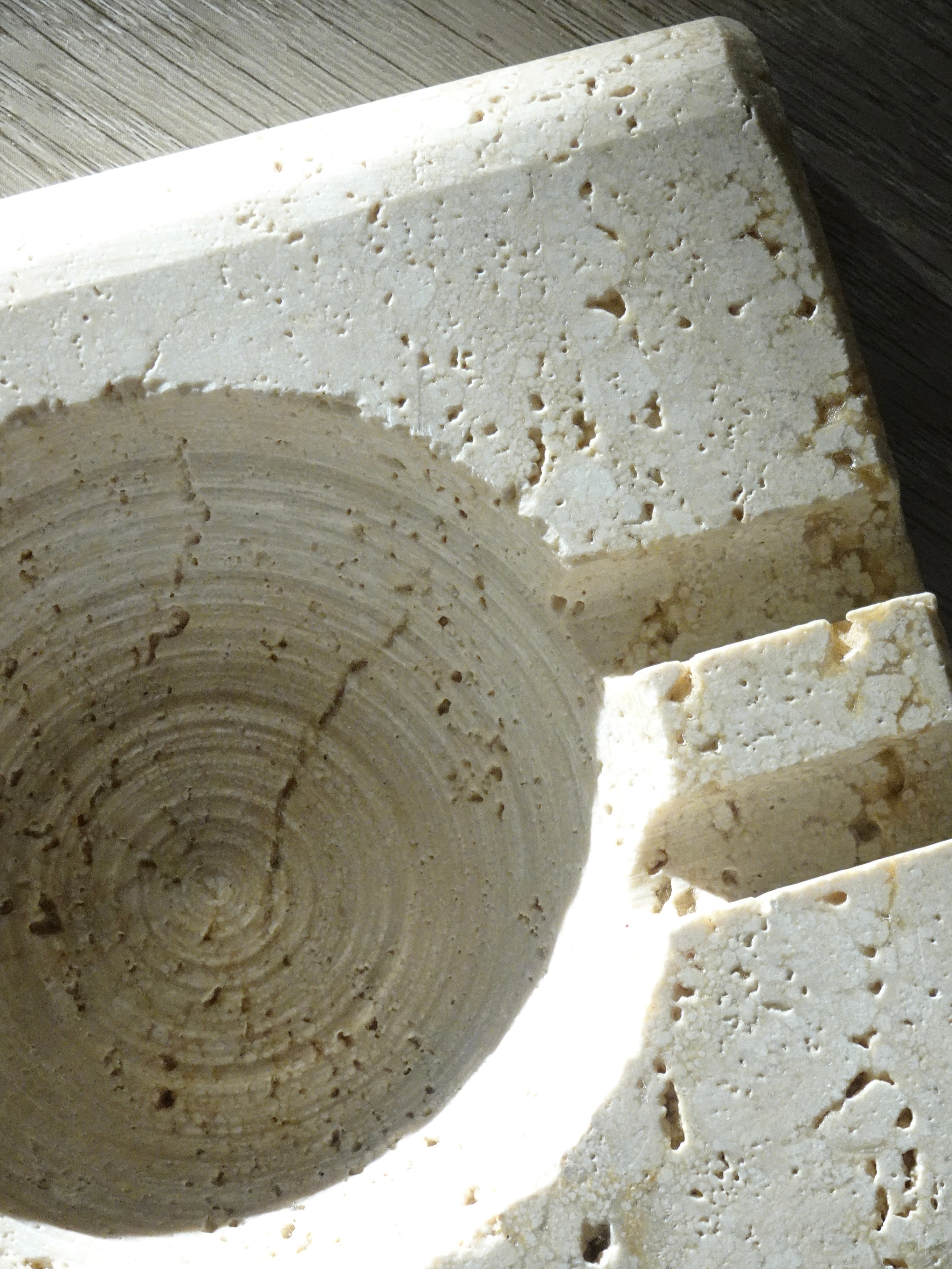 Travertine Catchall Bowl