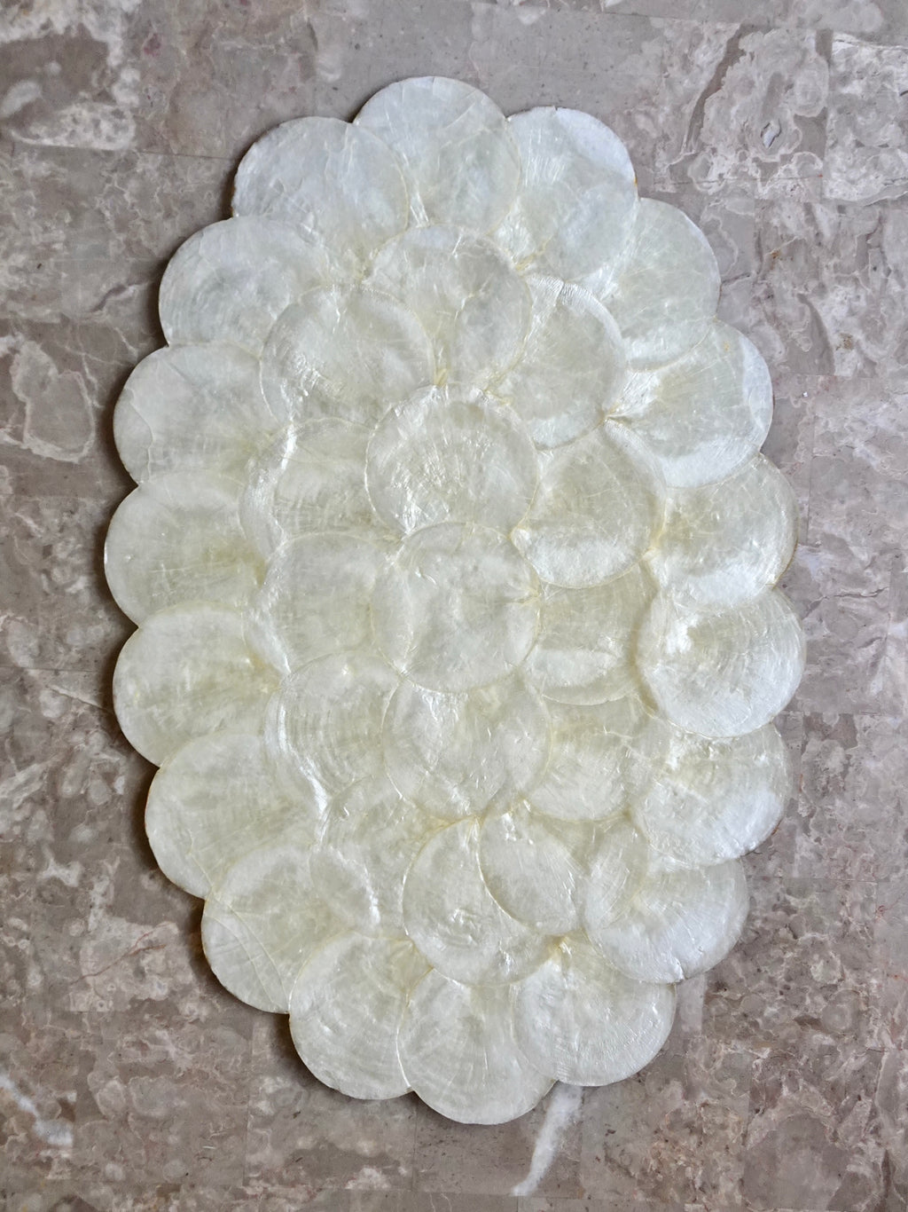 Vintage Capiz Shell Oval Placemats
