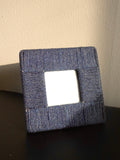 Navy Beaded Square Frame