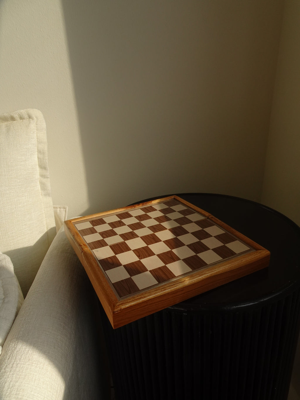 Vintage Folding Chess Board