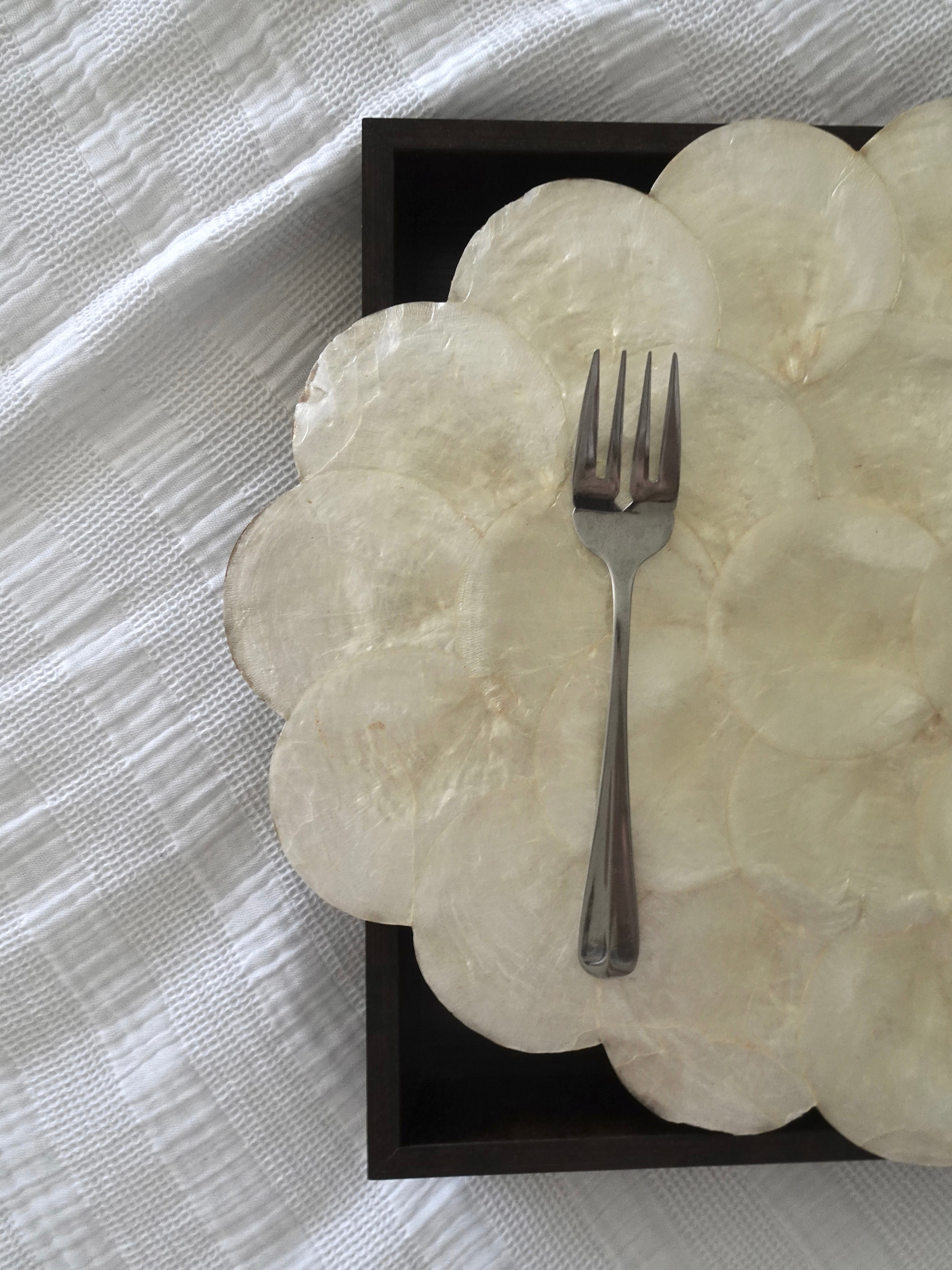 Vintage Capiz Shell Oval Placemats