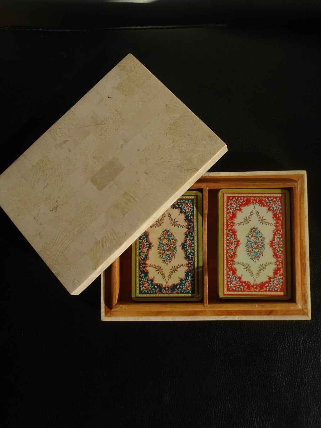 Stone Playing Card Box
